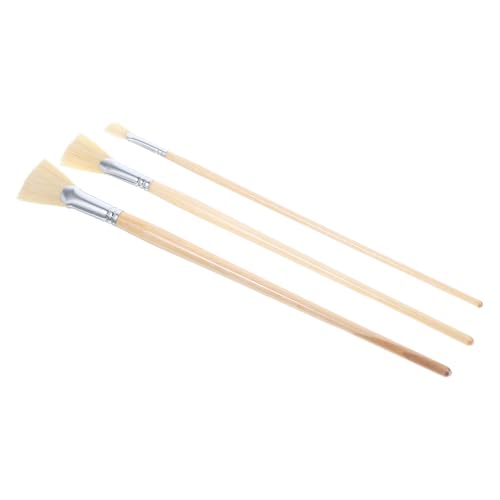 SOPOTUTU 3 Stück Teiliges Ergonomische Fächerpinsel aus Schweineborsten Vielseitig für Öl Acryl Gouache und Aquarellmalerei Professionelle Künstlerpinsel für Präzises und Komfortables SOPOTUTU 3 Stück Teiliges Ergonomische Fächerpinsel aus Schweineborsten Vielseitig für Öl Acryl Gouache und Aquarellmalerei Professionelle Künstlerpinsel für Präzises und Komfortables von SOPOTUTU