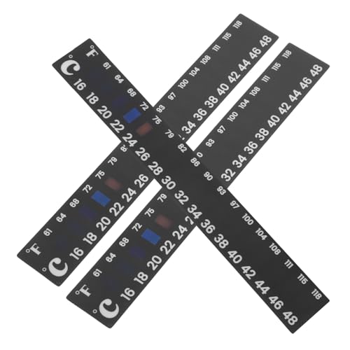 SOPOTUTU 3 Stück Teiliges Selbstklebendes Thermometer Sticker für Gärung Zuverlässige Temperaturanzeige für Bier Weinherstellung Einfach Gärgefäße Klebbar Langlebig und Präzise SOPOTUTU 3 Stück Teiliges Selbstklebendes Thermometer Sticker für Gärung Zuverlässige Temperaturanzeige für Bier Weinherstellung Einfach Gärgefäße Klebbar Langlebig und Präzise von SOPOTUTU