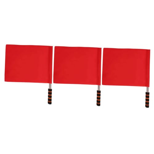 SOPOTUTU 3 Stück Teiliges Warnsignal Flaggen Rot Flexible Signalflaggen für Verkehrssicherheit und Schiedsrichter bei Sportveranstaltungen Langlebig und Vielseitig Einsetzbar für Rennen und SOPOTUTU 3 Stück Teiliges Warnsignal Flaggen Rot Flexible Signalflaggen für Verkehrssicherheit und Schiedsrichter bei Sportveranstaltungen Langlebig und Vielseitig Einsetzbar für Rennen und von SOPOTUTU