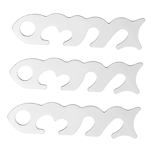 SOPOTUTU 3 Stück Zeltleinenspanner Multifunktionale Seilspanner für Camping Outdoor Aktivitäten Zeltzubehör Langlebig und Rostfrei von SOPOTUTU