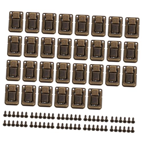 SOPOTUTU 30 Stück Teiliges Antike Schmuckkastenschlösser aus Dickem Eisen Rostfrei Robust Vielseitig Einsetzbar für Holzschatullen Geschenkboxen Vitrinen Langlebige Verschlüsse mit Feiner SOPOTUTU 30 Stück Teiliges Antike Schmuckkastenschlösser aus Dickem Eisen Rostfrei Robust Vielseitig Einsetzbar für Holzschatullen Geschenkboxen Vitrinen Langlebige Verschlüsse mit Feiner von SOPOTUTU