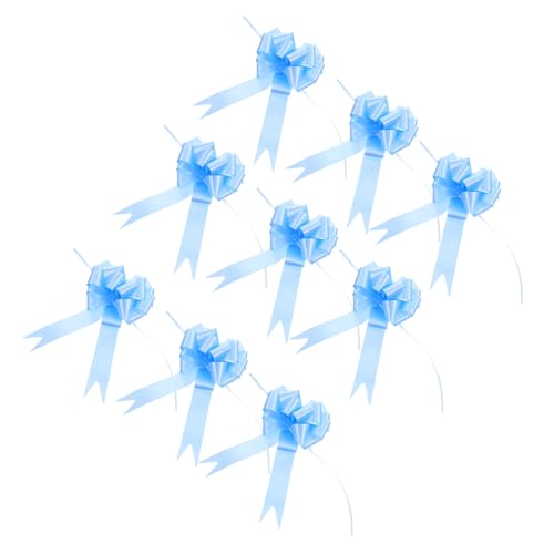 SOPOTUTU 30 Stück Teiliges Geschenkziehen Schleifen Blumige Geschenkverpackung Dekoration Langlebige Plastik Pull Bows für Hochzeit Party Geburtstagsfeier und Festliche Anlässe von SOPOTUTU