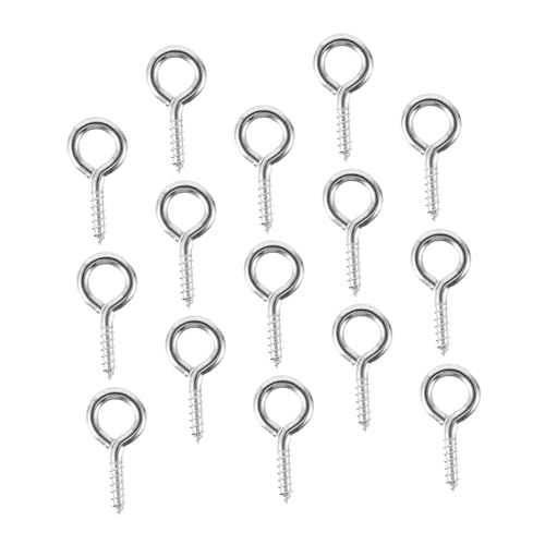 SOPOTUTU 30 Stück Teiliges Set Schaf Augen Schrauben Nickel Schraubhaken mit Rundem Ösenloch Einfache Montage Vielseitig für Wand Decke Metallbefestigung SOPOTUTU 30 Stück Teiliges Set Schaf Augen Schrauben Nickel Schraubhaken mit Rundem Ösenloch Einfache Montage Vielseitig für Wand Decke Metallbefestigung von SOPOTUTU