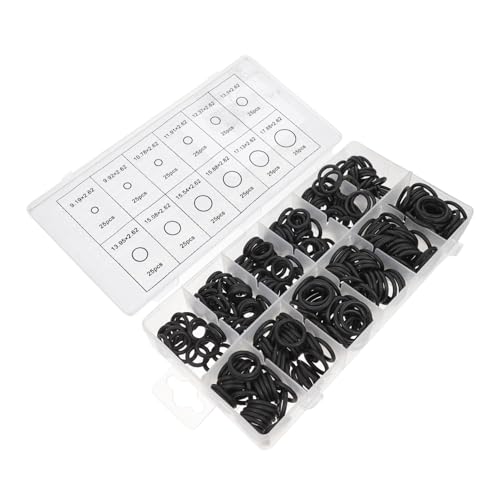 SOPOTUTU 300 Stück Teiliges O Ring Dichtungsring Sortiment aus Robustem Gummi mit Aufbewahrungsbox und Größentabelle Vielseitig Einsetzbar für Ventile Armaturen Industrie und SOPOTUTU 300 Stück Teiliges O Ring Dichtungsring Sortiment aus Robustem Gummi mit Aufbewahrungsbox und Größentabelle Vielseitig Einsetzbar für Ventile Armaturen Industrie und von SOPOTUTU