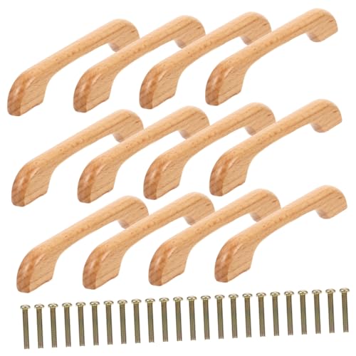 SOPOTUTU 36 Stück Teiliges Holzgriff für Möbel Schränke Glatte Oberfläche Eleganter Vintage Stil Vielseitig für Küche Kleiderschrank Wohnzimmer Komfortabler Griff Langlebige Qualität von SOPOTUTU