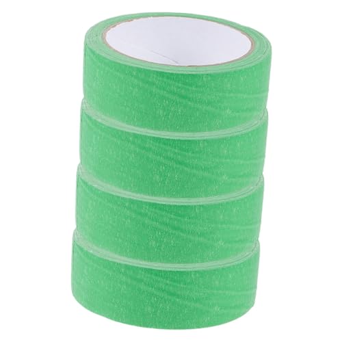 SOPOTUTU 4 Rollen Maler Abdeckband Maskierband für Wand und Autolackierung Handreißbar Klebefrei Rückstände Vielseitig für Dekoration und DIY Projekte Geeignet von SOPOTUTU