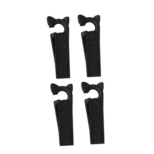 SOPOTUTU 4 STÜCKE Winddichter Rutschfester Türstopper aus Hochwertigem Gummi Kreativer Kinderschutz und Einklemmschutz Praktischer Türclip ohne Kleben Geräuschdämpfend und Einfach von SOPOTUTU