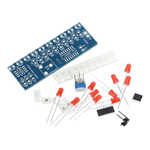 SOPOTUTU 4 Sätze DIY Löten Kit Wasserfließende LED Lampe Elektronisches Übungsset Leicht Tragbar für Anfänger und Elektronikfans zum Lötenlernen und DIY Lichtband Projekte von SOPOTUTU