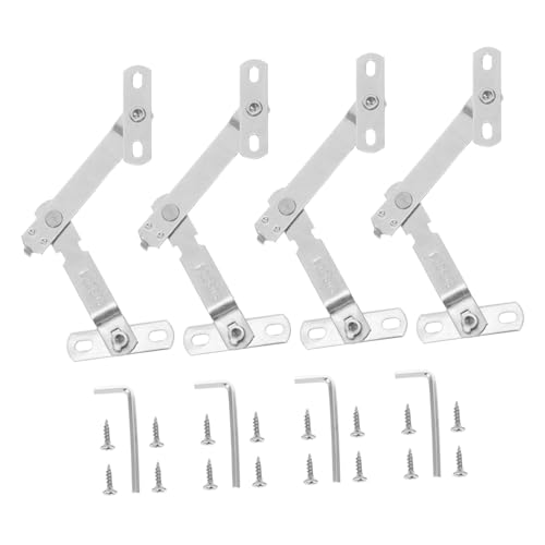 SOPOTUTU 4 Sätze Fensterlimiter aus Edelstahl Kindersicherer Öffnungsbegrenzer Einfach zu Montierender Fensterbegrenzer für Schiebefenster Sicherheits-fensterkontrollgerät Silberfarben für SOPOTUTU 4 Sätze Fensterlimiter aus Edelstahl Kindersicherer Öffnungsbegrenzer Einfach zu Montierender Fensterbegrenzer für Schiebefenster Sicherheits-fensterkontrollgerät Silberfarben für von SOPOTUTU
