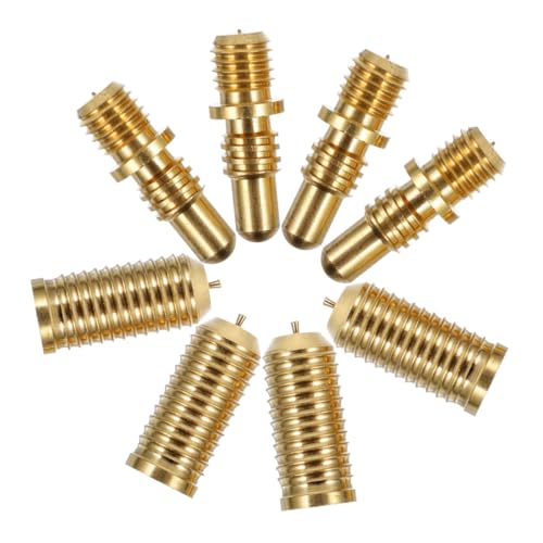 SOPOTUTU 4 Sätze Pool Cue Verlängerungsschrauben aus Kupfer Robuster Billard Queue Reparatur Zubehör Verschleißfest Rostfrei Einfach zu Montieren Geeignet für Anfänger und Experten SOPOTUTU 4 Sätze Pool Cue Verlängerungsschrauben aus Kupfer Robuster Billard Queue Reparatur Zubehör Verschleißfest Rostfrei Einfach zu Montieren Geeignet für Anfänger und Experten von SOPOTUTU