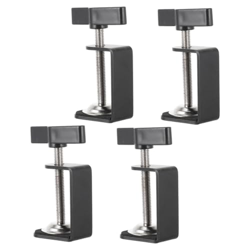 SOPOTUTU 4 Stck Teiliges Tischklemme aus Edelstahl Drehbar Stabile Metallhalterung für Schreibtisch Büro Arbeitsplatz Vielseitig SOPOTUTU 4 Stck Teiliges Tischklemme aus Edelstahl Drehbar Stabile Metallhalterung für Schreibtisch Büro Arbeitsplatz Vielseitig von SOPOTUTU