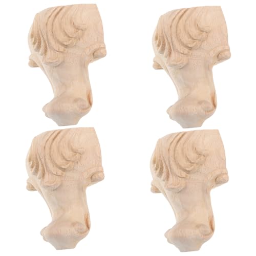 SOPOTUTU 4 Stck Vintage Holz Möbelbeine Hohe Geschnitzte Sofafüße und Tischbeine für Sofa Schrank Stuhl Möbel Stabile Geräuschdämpfende Holzfüße mit Einfacher Montage SOPOTUTU 4 Stck Vintage Holz Möbelbeine Hohe Geschnitzte Sofafüße und Tischbeine für Sofa Schrank Stuhl Möbel Stabile Geräuschdämpfende Holzfüße mit Einfacher Montage von SOPOTUTU