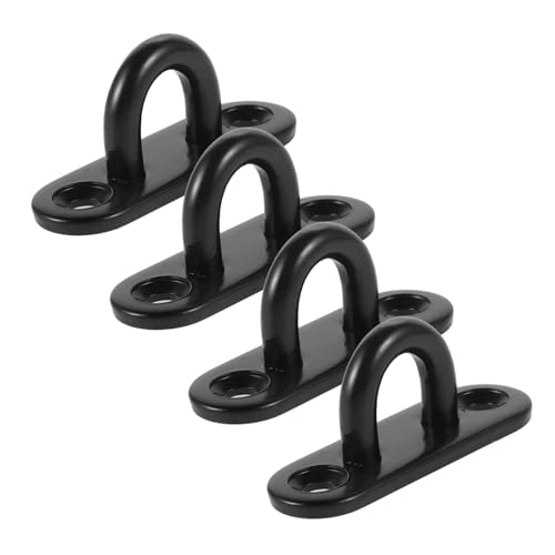 SOPOTUTU 4 Stk. Teiliges Pad Eye Plate aus Edelstahl Schwere Decken und Wandhaken Rostfreie U Haken zur Stabilen Befestigung von Hängematten Boxsäcken und Deckenventilatoren Einfache SOPOTUTU 4 Stk. Teiliges Pad Eye Plate aus Edelstahl Schwere Decken und Wandhaken Rostfreie U Haken zur Stabilen Befestigung von Hängematten Boxsäcken und Deckenventilatoren Einfache von SOPOTUTU