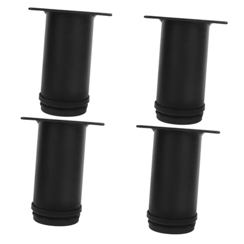 SOPOTUTU 4 Stück Edelstahl Verstellbare Möbelfüße mit Rutschfesten Schutzpads Stabile Kratzfeste Sockel für Tv Schränke Tische Kommoden und Sofas Einfache Montage Belastbare Möbelstützen von SOPOTUTU