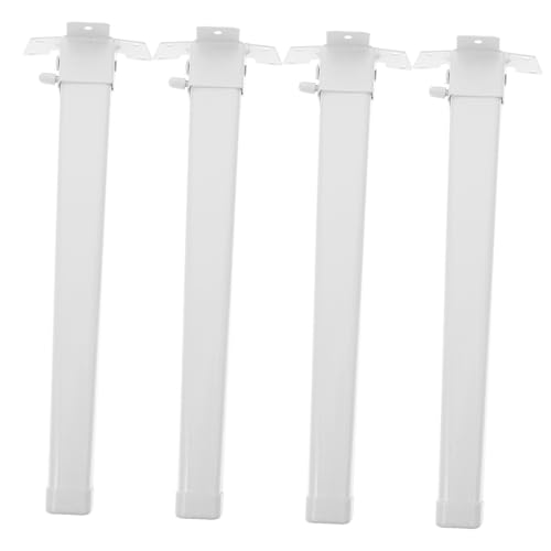 SOPOTUTU 4 Stück Höhenverstellbare Faltbare Tischbeine aus Stabilem Eisen Möbelerhöhung für DIY Sofa Bett Fenstertisch Vielseitige Metallmöbelstützen Ersatzfüße für Schränke und Tische von SOPOTUTU