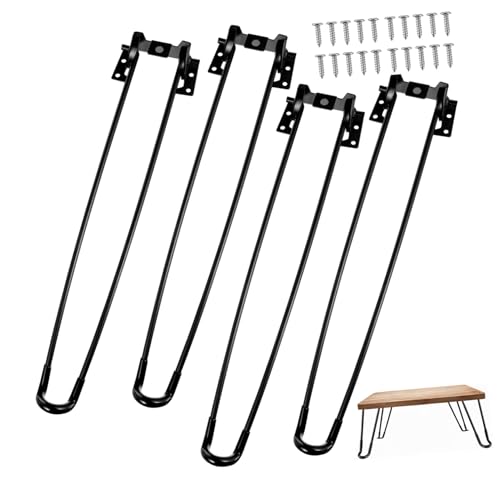 SOPOTUTU 4 Stück Klappbare Metall Tischbeine Robuste Hochfeste Faltbare Tischbeine Höhe mit Gummischutz Stabile Schreibtisch und Betttischbeine Einfache Montage Schwarz SOPOTUTU 4 Stück Klappbare Metall Tischbeine Robuste Hochfeste Faltbare Tischbeine Höhe mit Gummischutz Stabile Schreibtisch und Betttischbeine Einfache Montage Schwarz von SOPOTUTU