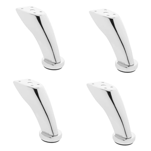 SOPOTUTU 4 Stück Metall Möbelfüße Höhe Langlebig Rostfrei Stabile Möbelbeine für Sofa Schrank Couchtisch Vielseitig Einsetzbar Modernes Design von SOPOTUTU