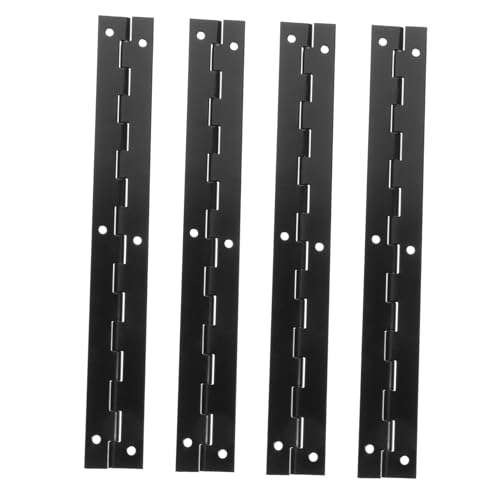 SOPOTUTU 4 Stück Metall Schmuckkasten Scharniere Kleine Robuste Piano Scharniere für Holzboxen Leise Drehbare Schmuckschatullen Beschläge Einfache Montage Langlebig und Kompakt von SOPOTUTU