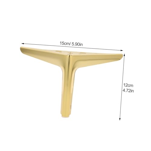 SOPOTUTU 4 Stück Metall möbelfüße Dreieckige Robuste Möbelbeine Höhe für Sofa Schrank Couch Nachttisch Stabile Metallfüße für Innenbereich Möbelersatz SOPOTUTU 4 Stück Metall möbelfüße Dreieckige Robuste Möbelbeine Höhe für Sofa Schrank Couch Nachttisch Stabile Metallfüße für Innenbereich Möbelersatz von SOPOTUTU