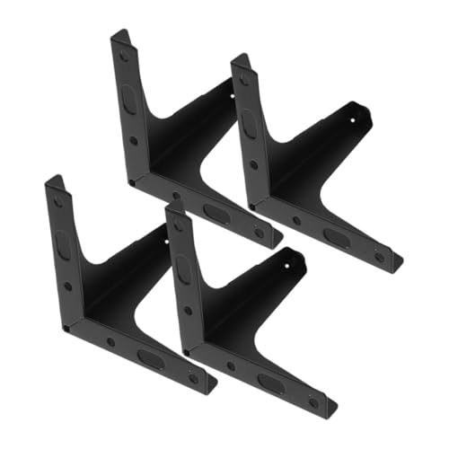 SOPOTUTU 4 Stück Metallmöbelfüße Dreieckige Sofabeine Schwarz Stabile Ersatzbeine für Sofa Schrank Kommode Couchtisch Tv Möbel Büro Robust Modern Vielseitig von SOPOTUTU
