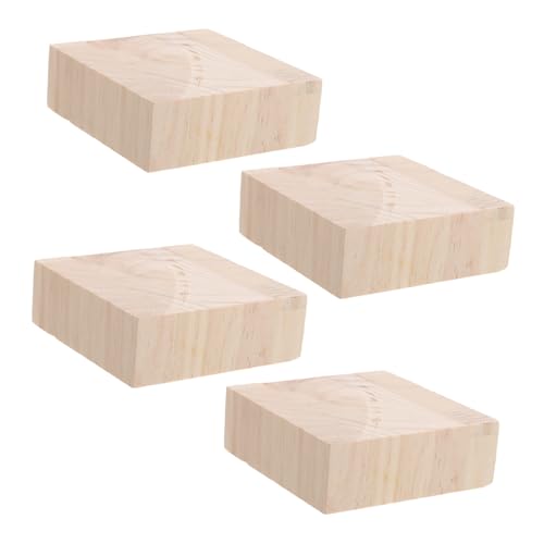 SOPOTUTU 4 Stück Möbelerhöhung aus Holz Tischbeine Schutzpads rutschfest Möbel Risers für Betten Stühle Sofas Vielseitige Fußerhöhung für Kratzfeste Böden SOPOTUTU 4 Stück Möbelerhöhung aus Holz Tischbeine Schutzpads rutschfest Möbel Risers für Betten Stühle Sofas Vielseitige Fußerhöhung für Kratzfeste Böden von SOPOTUTU