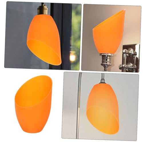 SOPOTUTU 4 Stück Orange Lampenschirm Kunststoff Pferdehufe Design Schräg Steh Pendellampe Zubehör für Wohnzimmer Schlafzimmer Büro SOPOTUTU 4 Stück Orange Lampenschirm Kunststoff Pferdehufe Design Schräg Steh Pendellampe Zubehör für Wohnzimmer Schlafzimmer Büro von SOPOTUTU