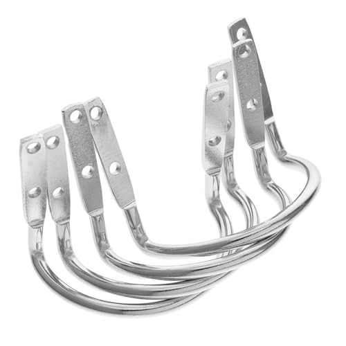 SOPOTUTU 4 Stück Robuster Hammerhalter U förmige Schlaufe Wandhalterung für Werkzeuggürtel Platzsparend Vielseitig für Werkstätten Garage und Heimwerkerzwecke von SOPOTUTU