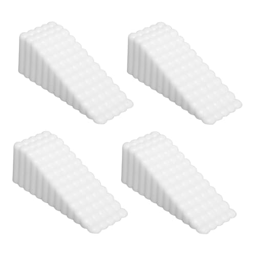 SOPOTUTU 4 Stück Silikon Türkeile Erhöhte Türstopper für Zuhause Winddicht und Kindersicher Rutschfestes Design zum Schutz vor Zugluft und Quetschgefahr Praktische Türhalter für Haustüren von SOPOTUTU