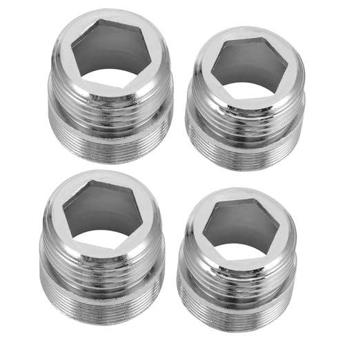 SOPOTUTU 4 Stück Teiliges Kupfer Wasserhahn Adapter mit Gewindeadapter für Wasserfilter und Küchenarmatur Rostfrei Dichtungsinklusive Kompatibel für Garten und Spülbeckenanschluss Einfache SOPOTUTU 4 Stück Teiliges Kupfer Wasserhahn Adapter mit Gewindeadapter für Wasserfilter und Küchenarmatur Rostfrei Dichtungsinklusive Kompatibel für Garten und Spülbeckenanschluss Einfache von SOPOTUTU