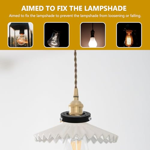SOPOTUTU 4 Stück Teiliges Lampenhalter aus Rostfreiem Schmiedeeisen Dreieckige Halterung mit Flexibler Befestigung Langlebiger Lampenfassung Fixierring Passend für Lampenschirme SOPOTUTU 4 Stück Teiliges Lampenhalter aus Rostfreiem Schmiedeeisen Dreieckige Halterung mit Flexibler Befestigung Langlebiger Lampenfassung Fixierring Passend für Lampenschirme von SOPOTUTU