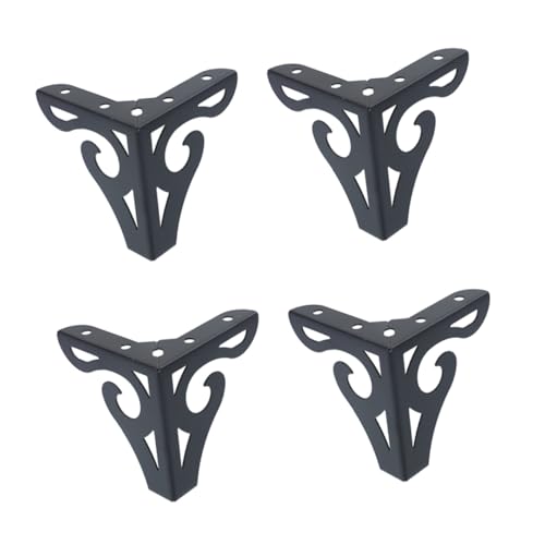SOPOTUTU 4 Stück Teiliges Metall Möbelfüße Hohe Schwarze Hohlprofil Tisch Sofabeine aus Robustem Eisen für Tv schränke Couchtische und Moderne Möbel SOPOTUTU 4 Stück Teiliges Metall Möbelfüße Hohe Schwarze Hohlprofil Tisch Sofabeine aus Robustem Eisen für Tv schränke Couchtische und Moderne Möbel von SOPOTUTU