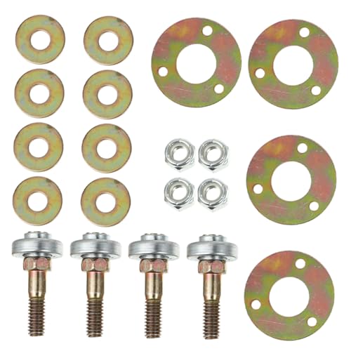 SOPOTUTU 4 Stück Teiliges Möbel schaukelstuhl Lager aus Hochwertigem Eisen Robuste Verbindungsschrauben Langlebige Rocking Chair Accessories Geeignet für Reparatur und Montage von von SOPOTUTU