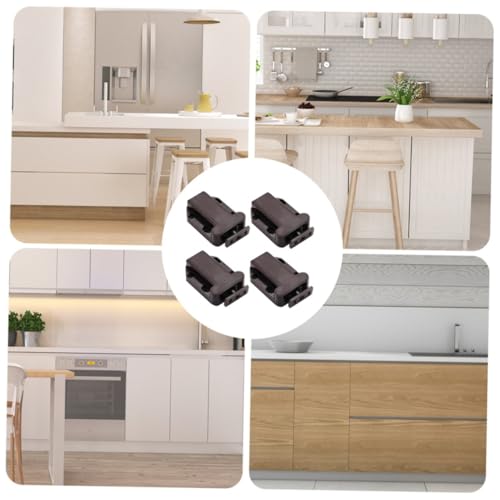 SOPOTUTU 4 Stück Teiliges Push to open Kunststoff Türschnäpper Selbstsicherndes Sicheres Schranktürverschluss system für Schränke Einfache Montage Langlebig und Kindersicher SOPOTUTU 4 Stück Teiliges Push to open Kunststoff Türschnäpper Selbstsicherndes Sicheres Schranktürverschluss system für Schränke Einfache Montage Langlebig und Kindersicher von SOPOTUTU