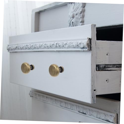 SOPOTUTU 4 Stück Teiliges Runde Möbelknöpfe aus Hochwertiger Zinklegierung Langlebige Antike Türgriffe Rostfrei für Schränke Kommoden und Kleiderschränke Vielseitiges Vintage design von SOPOTUTU