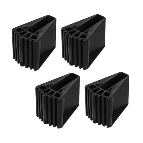 SOPOTUTU 4 Stück Teiliges Rutschfeste Leiterfüße Schutzkappen aus Robustem Kunststoff für Klappbare Haushaltsleitern Verstärkte Trittsicherheit und Erhöhte Stabilität bei Gebrauch von SOPOTUTU
