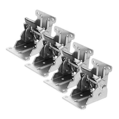 SOPOTUTU 4 Stück Teiliges Selbstsicherndes Klappscharnierset Arretierung Möbelbeschlag für Tischbeine Wohnwagen Couchtisch Langlebiges Eisen mit Federfunktion Klappbar und Stabil SOPOTUTU 4 Stück Teiliges Selbstsicherndes Klappscharnierset Arretierung Möbelbeschlag für Tischbeine Wohnwagen Couchtisch Langlebiges Eisen mit Federfunktion Klappbar und Stabil von SOPOTUTU