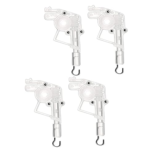 SOPOTUTU 4 Stück Teiliges Set Blinds Control Tools Transparenter Hexagon Wand Tilter Low Profile Plastic Ersatz für Horizontale Jalousien Einfache Installation und Zuverlässige Steuerung von SOPOTUTU