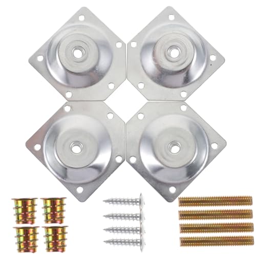 SOPOTUTU 4 Stück Teiliges Set Möbelbefestigungsplatten aus Schräg Gewinkelte Möbelfußverbinder für Massive Holzfüße Rostfreie Flachkopfschrauben Geeignet für Tisch Stuhl und Schrankbeine SOPOTUTU 4 Stück Teiliges Set Möbelbefestigungsplatten aus Schräg Gewinkelte Möbelfußverbinder für Massive Holzfüße Rostfreie Flachkopfschrauben Geeignet für Tisch Stuhl und Schrankbeine von SOPOTUTU