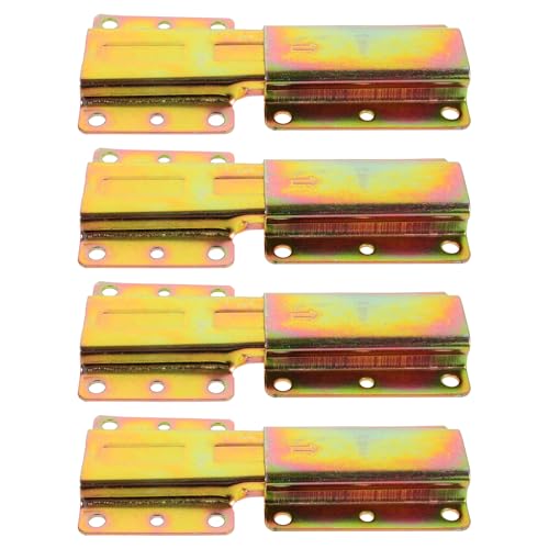 SOPOTUTU 4 Stück Teiliges Sofa Metallverbinder Gold für Stabile Sofaverbindung Vielseitig als Sofa- Bett Stuhlverbinder Einfache Montage Langlebig und Elegant SOPOTUTU 4 Stück Teiliges Sofa Metallverbinder Gold für Stabile Sofaverbindung Vielseitig als Sofa- Bett Stuhlverbinder Einfache Montage Langlebig und Elegant von SOPOTUTU