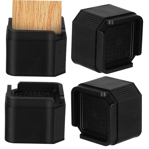 SOPOTUTU 4 Stück Teiliges Verstellbares Möbelerhöhungs Rutschfestem Sockel Stabile Möbelheber für Sofa Bett Tisch und Stuhl Einsetzbar Sicherer Stand Höhenverstellbar Schwarz SOPOTUTU 4 Stück Teiliges Verstellbares Möbelerhöhungs Rutschfestem Sockel Stabile Möbelheber für Sofa Bett Tisch und Stuhl Einsetzbar Sicherer Stand Höhenverstellbar Schwarz von SOPOTUTU