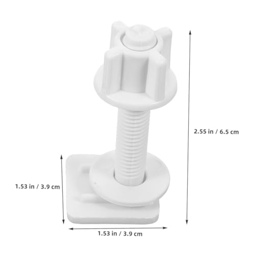 SOPOTUTU 4 Stück Toilettensitz Befestigungsschrauben Kunststoff Scharnierbolzen für Obere Montage Toilettensitz Ersatzteile Einfache Montage Vielseitig Kompatibel Badezimmer Zubehör SOPOTUTU 4 Stück Toilettensitz Befestigungsschrauben Kunststoff Scharnierbolzen für Obere Montage Toilettensitz Ersatzteile Einfache Montage Vielseitig Kompatibel Badezimmer Zubehör von SOPOTUTU