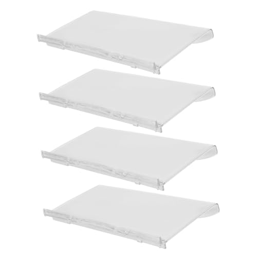 SOPOTUTU 4 Stück Transparente Schwebende Wand schuhregale Wandmontiertes Schuhdisplay Geeignet für Geschäft Schaufenster Praktisches Schuhregal zur Präsentation von Sneakern High Heels von SOPOTUTU