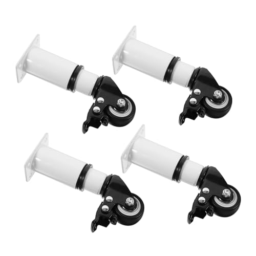 SOPOTUTU 4 Stück Verstellbare Möbelfüße mit Teiliges für Schränke Sofas und Tische Metallisch Höhe Anpassbar für DIY Möbel und Flexible Nutzung von SOPOTUTU
