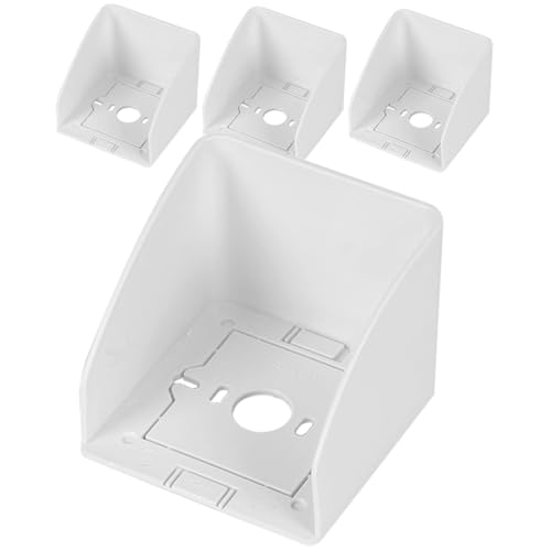 SOPOTUTU 4 Stück Wasserdichte Steckdosenabdeckung aus Robustem Kunststoff Wetterfeste Schutzbox für Außensteckdosen Isolierend und Langlebig Installieren für Haus und Gewerbe SOPOTUTU 4 Stück Wasserdichte Steckdosenabdeckung aus Robustem Kunststoff Wetterfeste Schutzbox für Außensteckdosen Isolierend und Langlebig Installieren für Haus und Gewerbe von SOPOTUTU