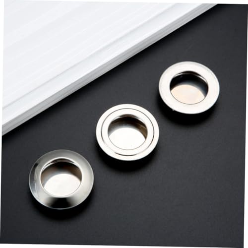 SOPOTUTU 40 Stück Teiliges Edelstahl Unsichtbare Eingelassene Türgriffe für Schränke und Kleiderschränke Verdeckte Einbau griffe Praktisches Design Einfache Montage Einsetzbar von SOPOTUTU