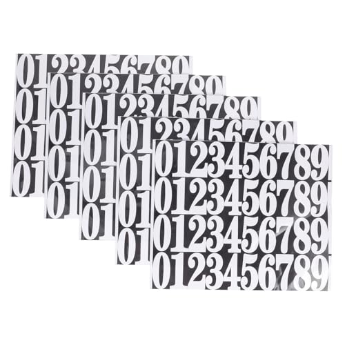 SOPOTUTU 5 Blätter Reflektierende Briefkastenzahlen Sticker Bögen Selbstklebend PVC Zahlenaufkleber für Außenbereich Langlebig UV Beständig Klare Sichtbarkeit für Briefkasten und SOPOTUTU 5 Blätter Reflektierende Briefkastenzahlen Sticker Bögen Selbstklebend PVC Zahlenaufkleber für Außenbereich Langlebig UV Beständig Klare Sichtbarkeit für Briefkasten und von SOPOTUTU