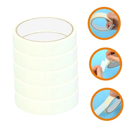 SOPOTUTU 5 Rollen Multifunktionale Maskierbänder aus Papier Selbstklebend Leicht Abreißbar Rückstandsfrei Entfernbar für Malerei Dekoration Sprühschutz Geeignet für Glas Papier SOPOTUTU 5 Rollen Multifunktionale Maskierbänder aus Papier Selbstklebend Leicht Abreißbar Rückstandsfrei Entfernbar für Malerei Dekoration Sprühschutz Geeignet für Glas Papier von SOPOTUTU