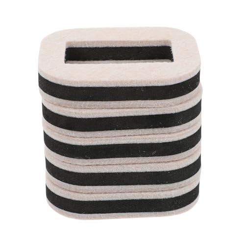 SOPOTUTU 5 Stück Möbelgleiter Pulley Chair Mat rutschfeste Filz Pads für Bürostuhlrollen Möbeluntersetzer Schutz für Laminat Parkett Böden SOPOTUTU 5 Stück Möbelgleiter Pulley Chair Mat rutschfeste Filz Pads für Bürostuhlrollen Möbeluntersetzer Schutz für Laminat Parkett Böden von SOPOTUTU