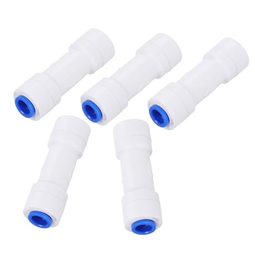 SOPOTUTU 5 Stück Rückflussverhinderer Schnellverbindung für Umkehrosmose Wasserfilter Kunststoff Wasserfittings für Trinkwasser und Einfache Installation SOPOTUTU 5 Stück Rückflussverhinderer Schnellverbindung für Umkehrosmose Wasserfilter Kunststoff Wasserfittings für Trinkwasser und Einfache Installation von SOPOTUTU