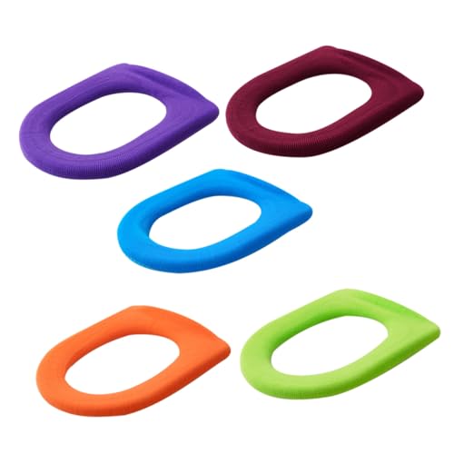 SOPOTUTU 5 Stück Teiliges Bunte O förmige Toilettensitzauflagen Weiche Langlebige Wc sitzbezüge Warm und Komfortabel Praktische Wc matten für Zuhause Badezimmer Farben Zufällige Farbe SOPOTUTU 5 Stück Teiliges Bunte O förmige Toilettensitzauflagen Weiche Langlebige Wc sitzbezüge Warm und Komfortabel Praktische Wc matten für Zuhause Badezimmer Farben Zufällige Farbe von SOPOTUTU